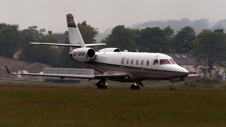 A plane with British judo star Stephanie Inglis onboard arrives at Edinburgh Airport