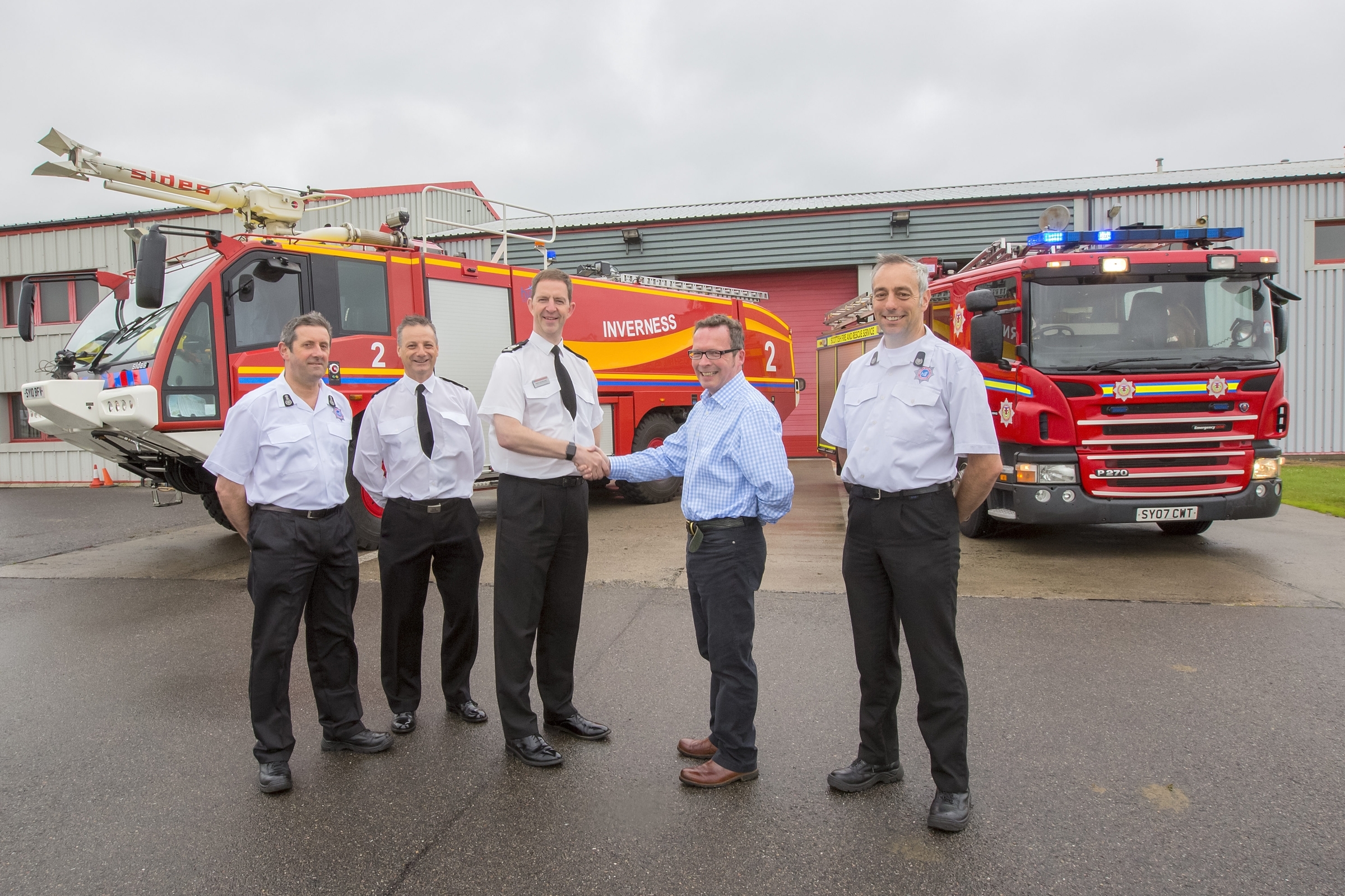 SFRS signs a Memorandum of Understanding with Highlands and Islands Airports Limited (HIAL), in an agreement to share personnel and resources in the event of an emergency.


Image by: Malcolm McCurrach
Wed, 15, June, 2016 |  © Malcolm McCurrach 2016 |  New Wave Images UK |  All rights Reserved. picturedesk@nwimages.co.uk | www.nwimages.co.uk | 07743 719366 

Event Photographer | Corporate Photographer | Editorial Photographer | Music Photographer