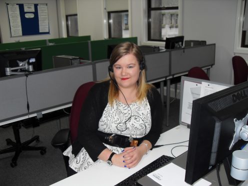 Sarah Paterson travels by train from Forres to volunteer in Aberdeen.