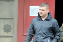 Shaun Webster was sentenced to unpaid work after ramming two police cars.