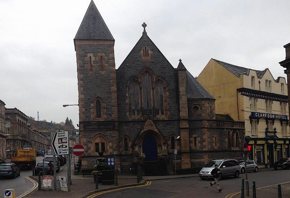 The old church building on Argyll Square
