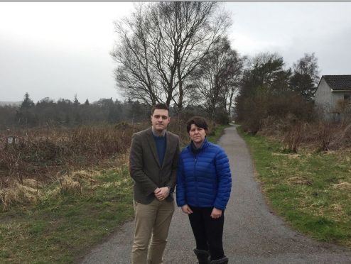 The protest was launched by John Bevan and is supported by deputy council leader Marie Boulton and north-east MSP Ross Thomson