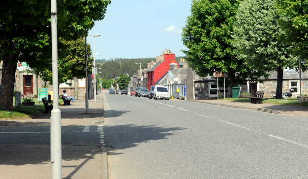 Tomintoul resembled a "ghost town" during the closure.