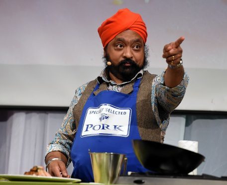 Tony Singh at Taste of Grampian