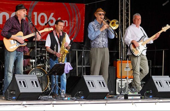 Jim Paterson with his new band Urang Mutang. Credit: Michael Macfarlane