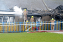 Kinellar school was partially destroyed by a fire on New Years Day
