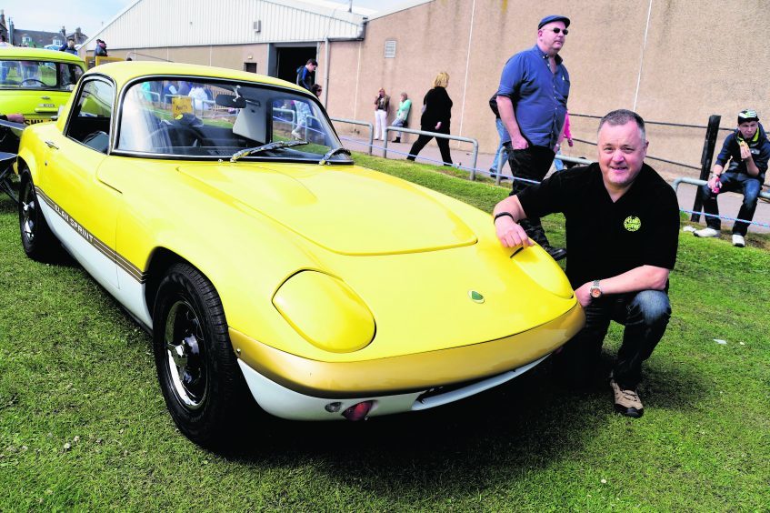 BOB WYSE FROM ROSEHEARTY WITH HIS 1971 LOTUS ELAN SPRINT