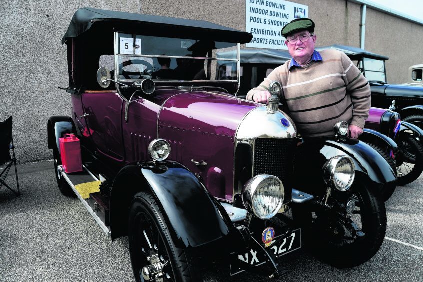 BOB LAWRENCE FROM MINTLAW WITH HIS 1923 BULLNOSE MORRIS OXFORD