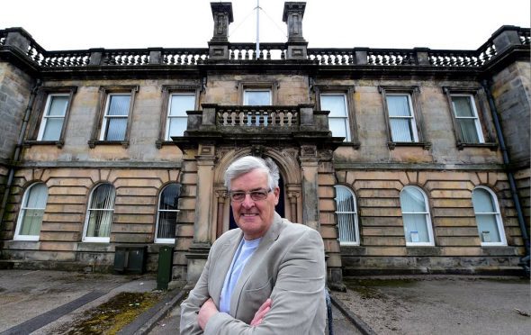 David Fleming of the STP outside Stonehaven Sheriff Court