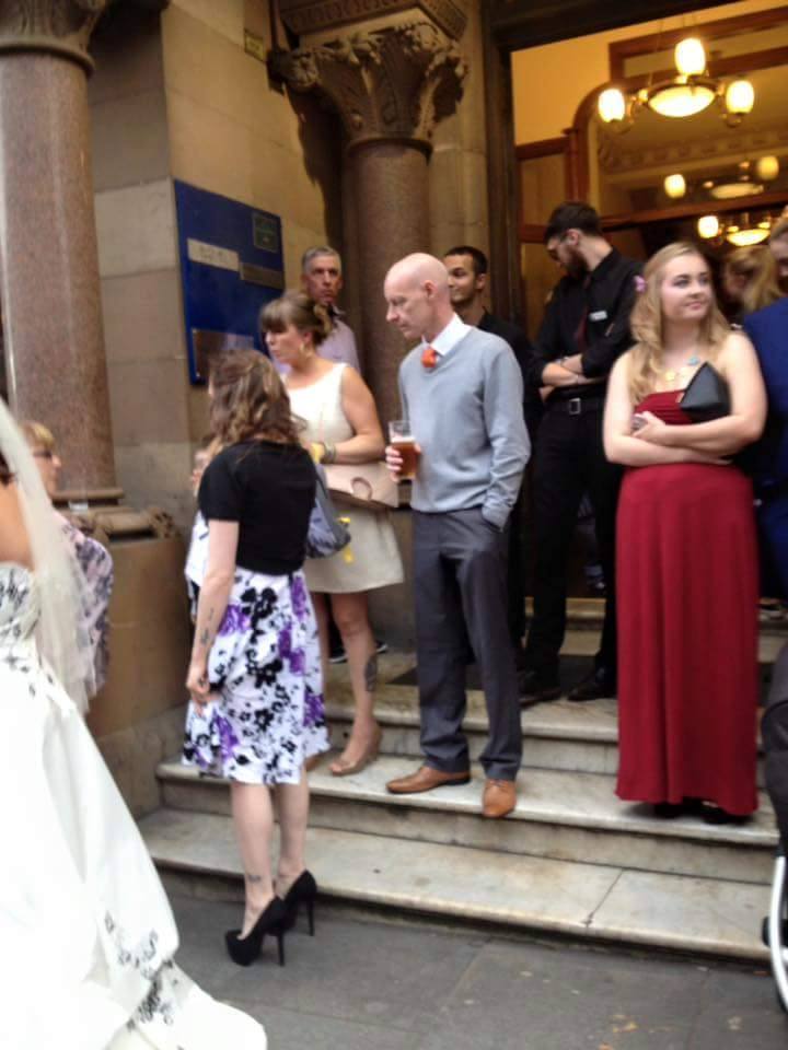 The wedding was evacuated from the Dundee hotel