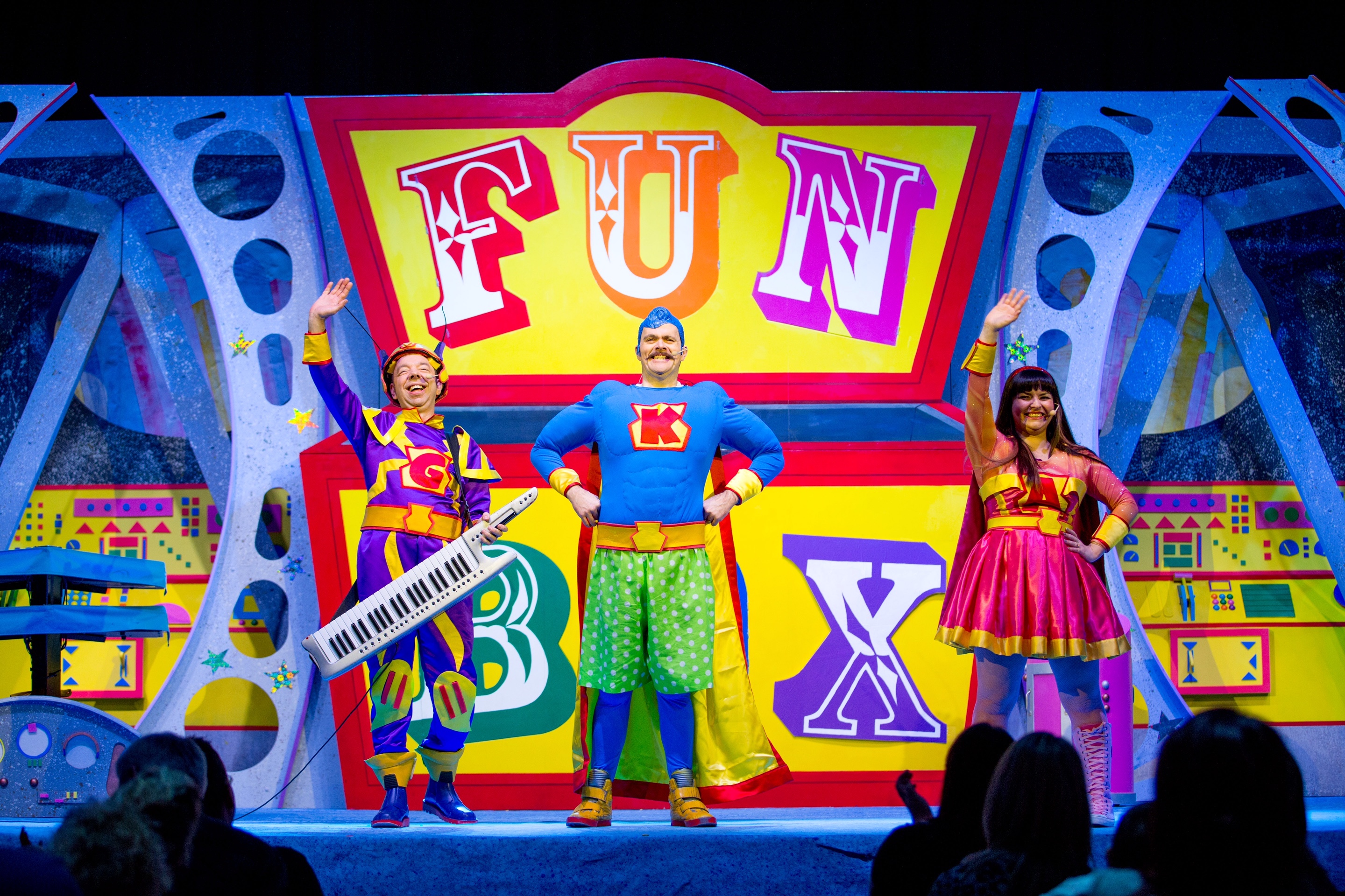 The FUNBOX - Super Heroes Show DVD recording at the SECC in Glasgow, 14th February 2016. Picture by John Young © www.youngmedia.co.uk 2016 ALL RIGHTS RESERVED