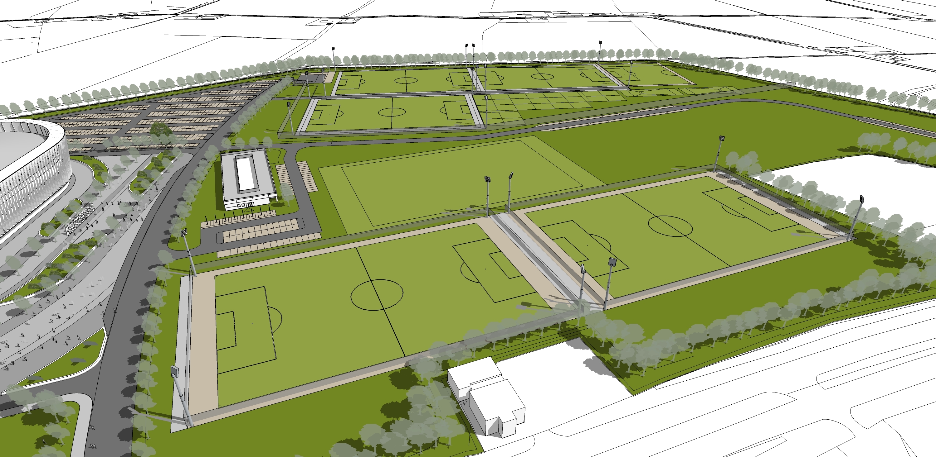 AFC Stadium training and community pitches