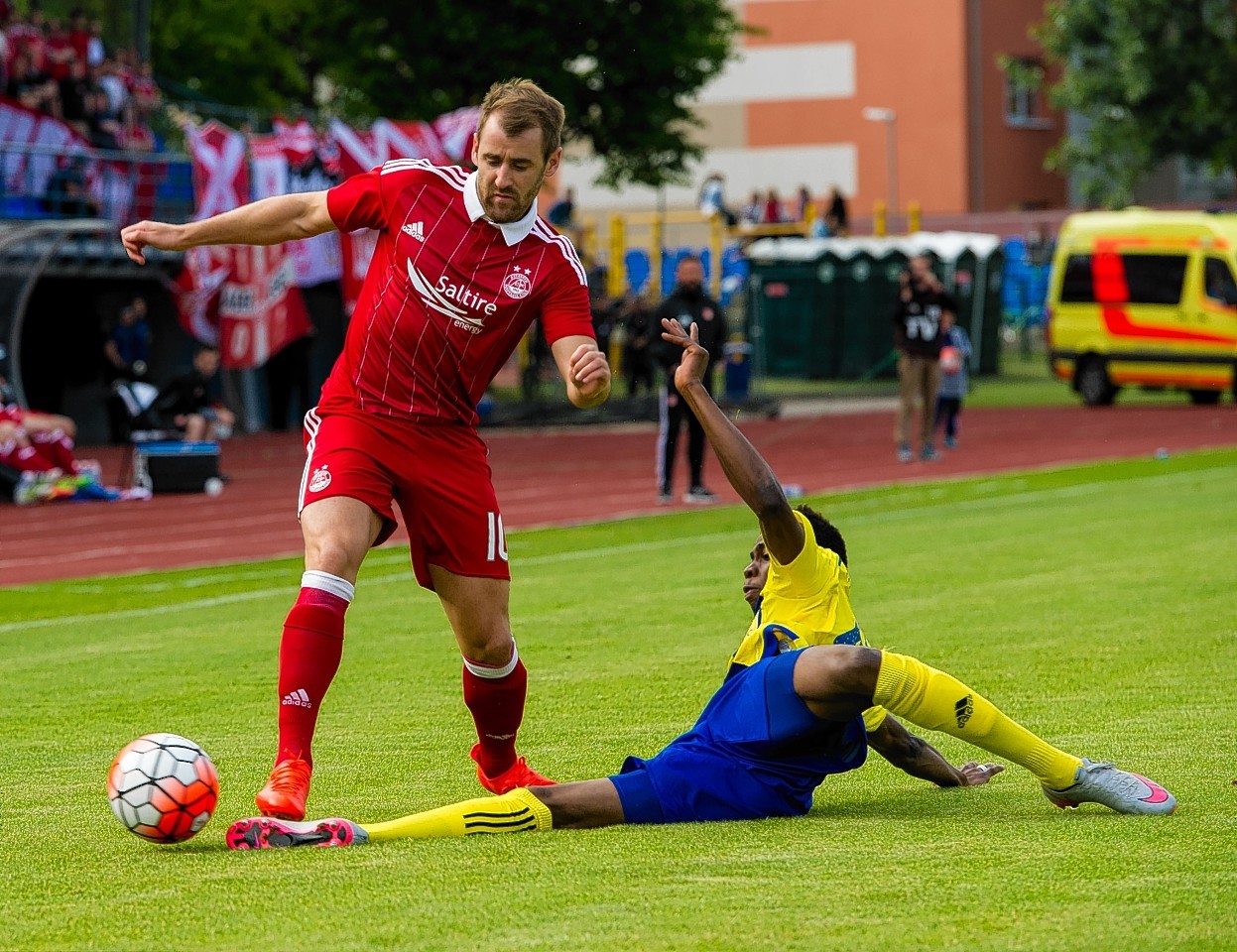 Aberdeen won in Latvia 1-0 (agg 4-0)