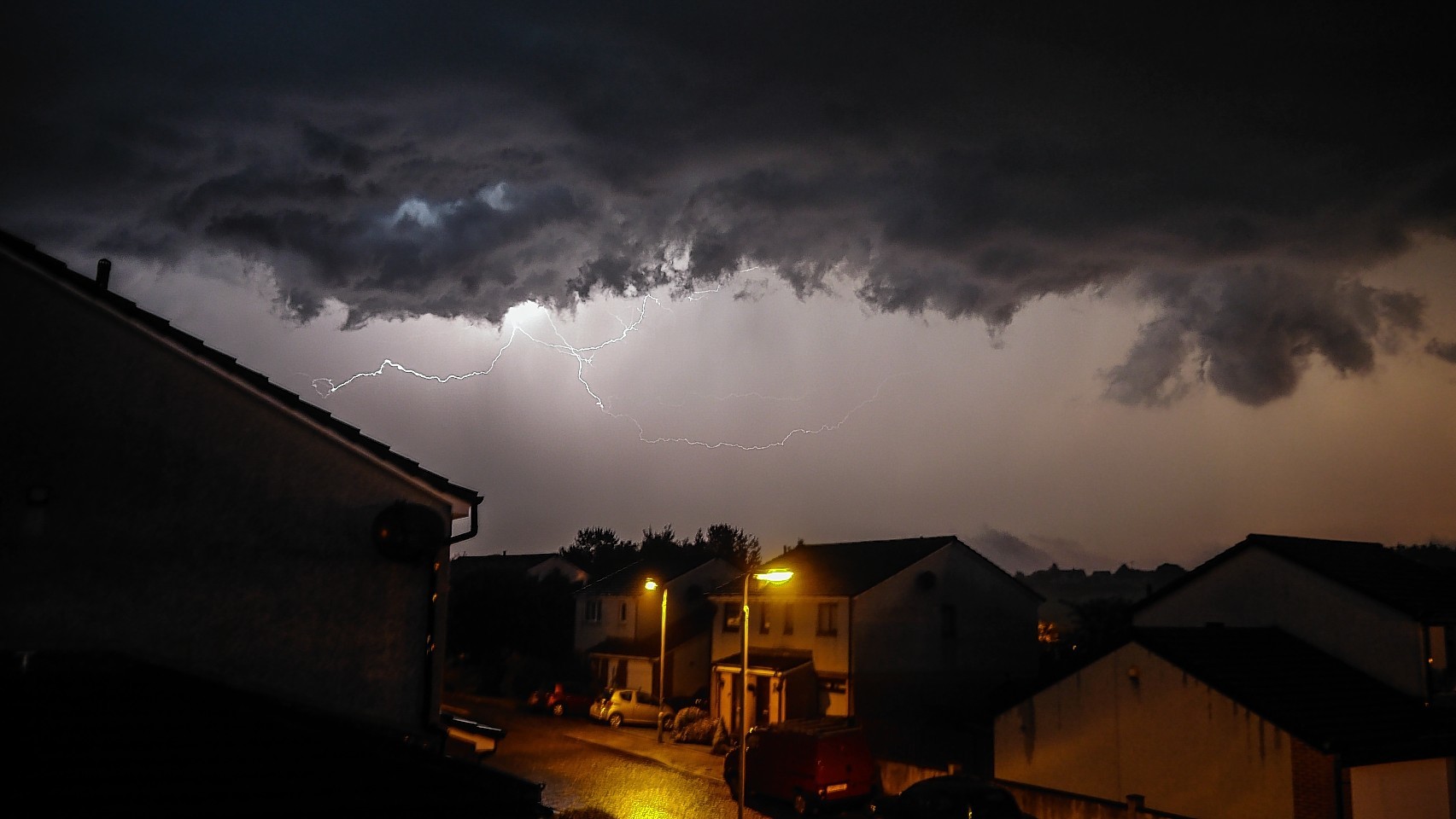 Lightning at Newtonhill yesterday