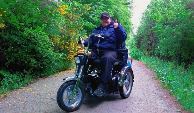 Bill Robertson a disabled mountaineer from Aberdeen