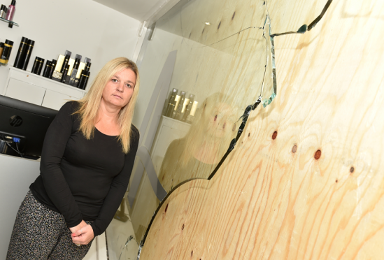 Hairdresser salon Allure was broken into at the weekend with hair strighteners, dryers and money stolen. Owner Julia Brand