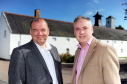 David Mitchell, left, acting chief executive Historic Environment Scotland, and Richard Lochhead, MSP, were at Dallas Dhu Dustillery, near Forres, for the meeting.