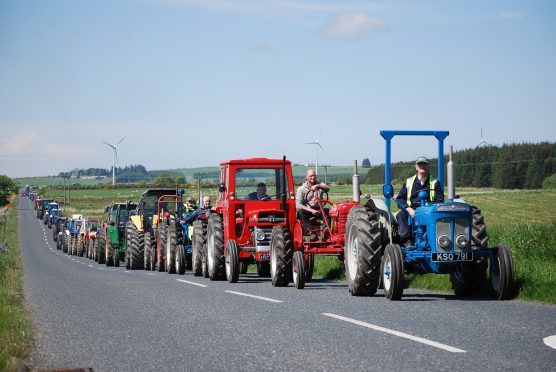 The 2016 Deveron Valley Tractor Road Run