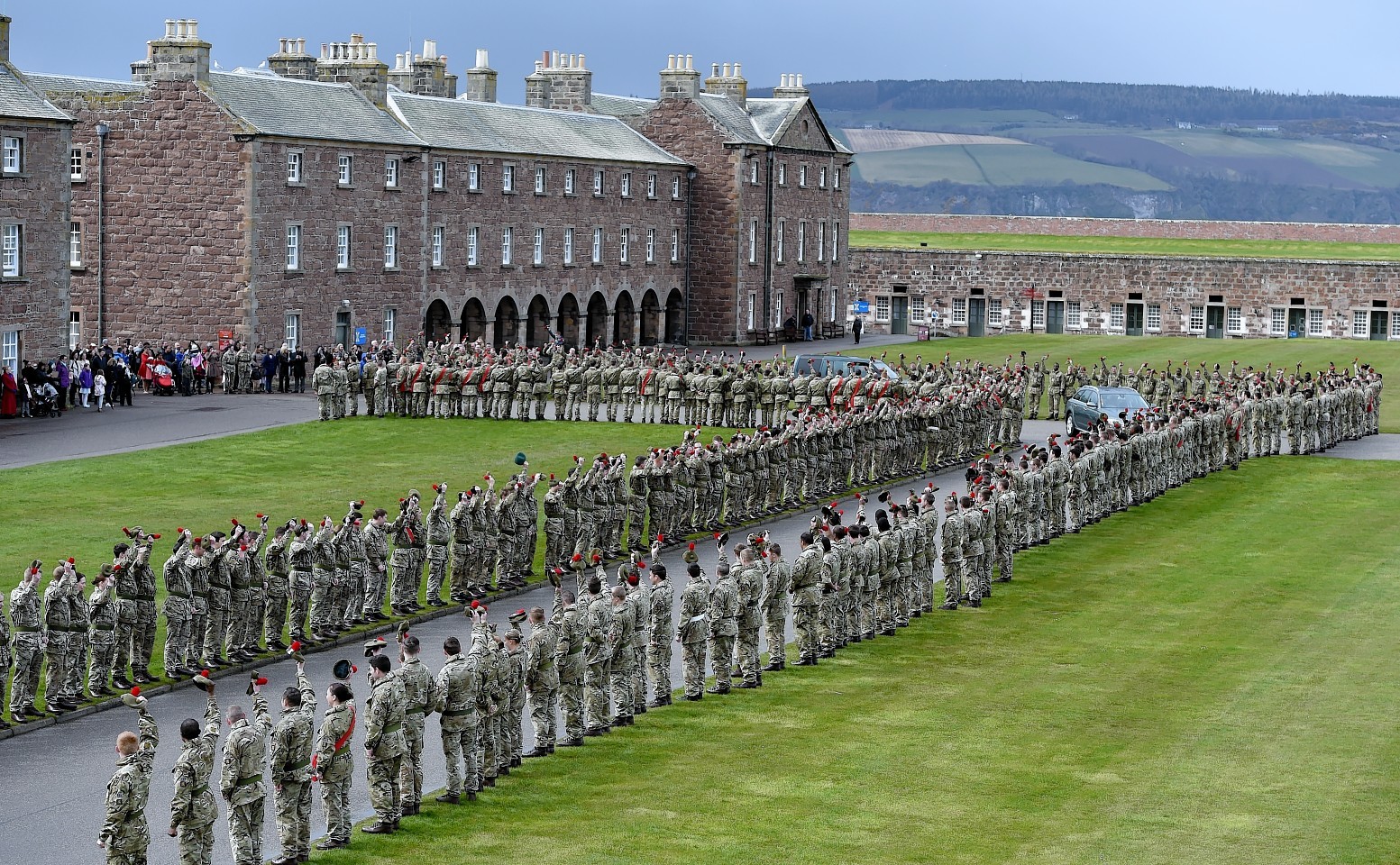 Fort George, where the Black Watch is based.