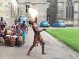 Dance Afrika opened the Aberdeen International Youth Festival with a stunning display of fire eating, drumming and dance.