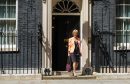 Andrea Leadsom leaves 10 Downing Street after receiving her promotion