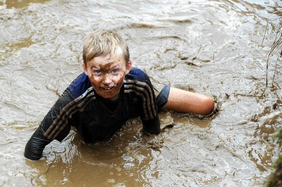 The Mortlach Mini Mudder in Dufftown