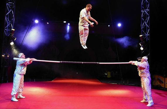 Crazy Stunts On Show As Russian Circus Returns To Granite City