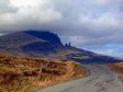 The woman, in her 40s, was with a companion when she suffered a leg injury at the Old Man of Storr