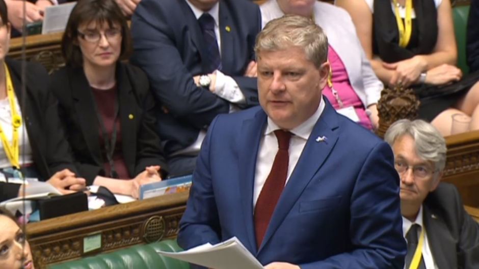 The SNP's leader in Westminster Angus Robertson