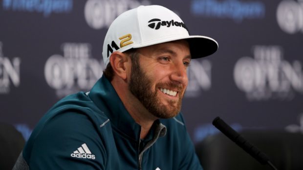 Dustin Johnson: Chasing a hat-trick of victories at Royal Troon.