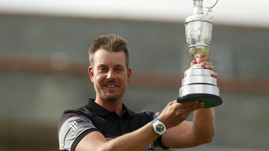 Henrik Stenson won the Open championship at Royal Troon two years ago.