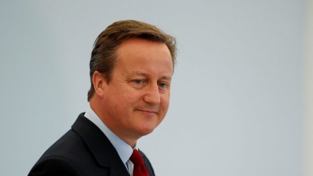 Outgoing Prime Minister David Cameron