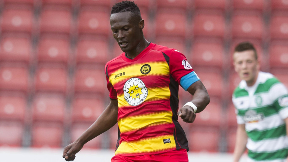 Partick Thistle's David Amoo netted the second for the home side.