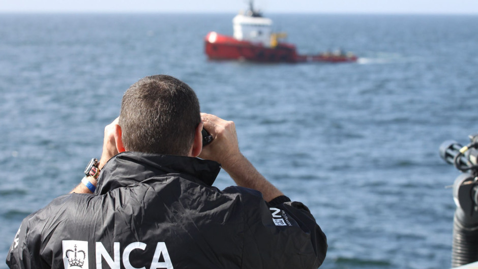 The drugs were found on the ocean-going tug MV Hamal off the coast of Aberdeen (NCA/PA Wire)