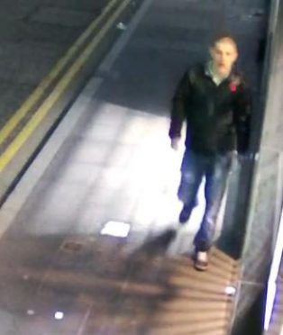 An image of the man police want to speak to