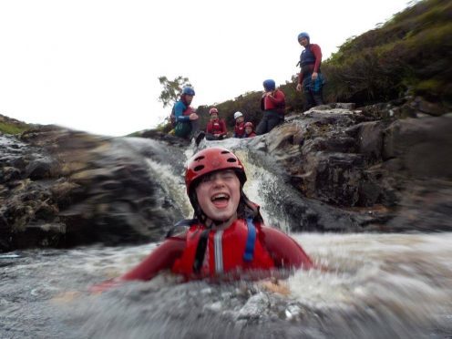 During the trip 32 children from RAF Lossiemouth families got to enjoy the great outdoors.