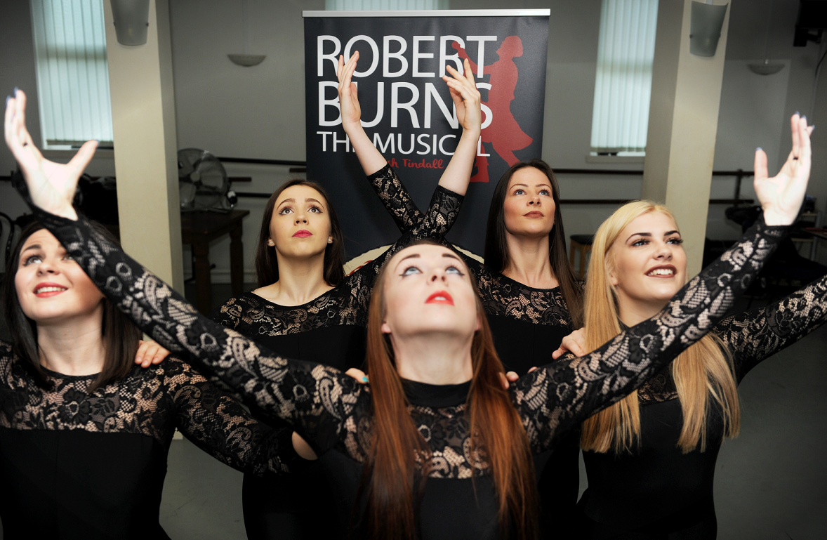 The evocative climax of Robert Burns The Musical is being released to mark the anniversary of the bard's death.