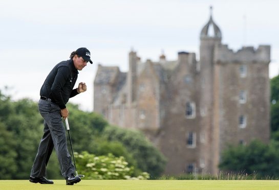 Phil Mickelson at Castle Stuart