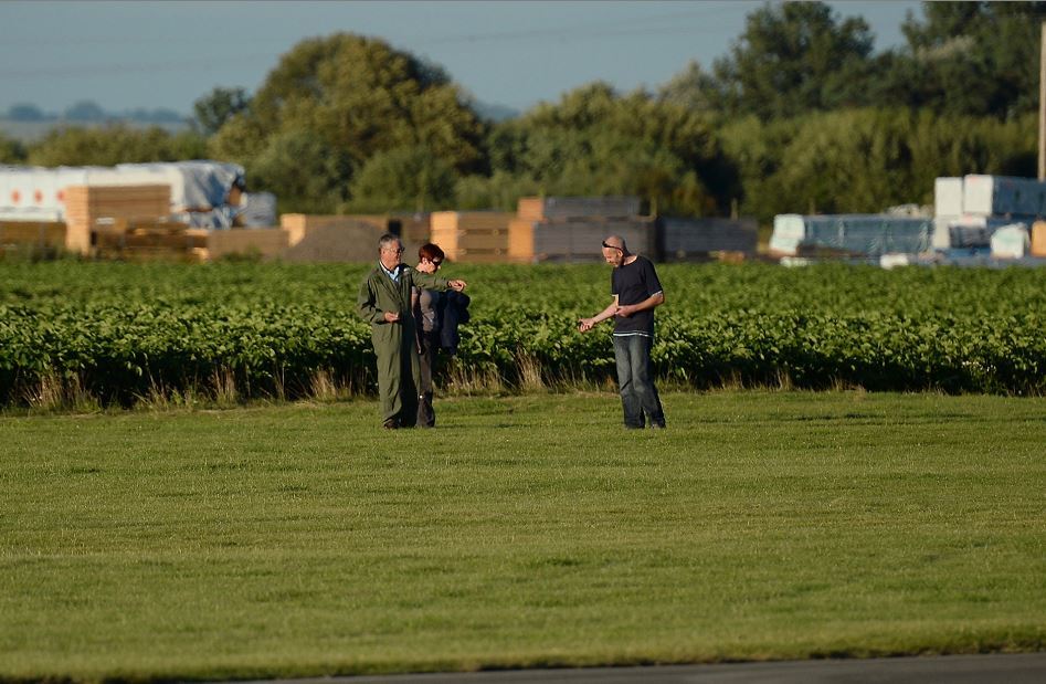Five people have been injured in a helicopter crash. (Pictures: Anna Gowthorpe/PA Wire)