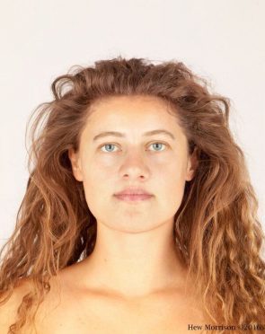 A facial reconstruction of the Bronze Age woman