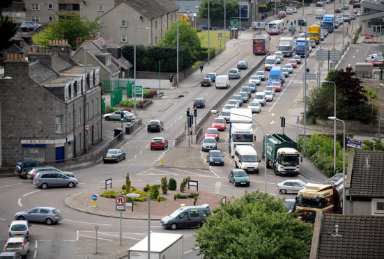 Aberdeen's Haudagain roundabout