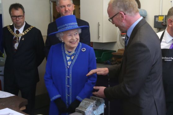 The Queen stunned regulars at The Sheep Heid Inn (PA)