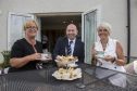 Sales advisor Margaret Allan, Alastair White, new managing director of Muir Homes and Rosemary Livingstone, sales and marketing manager