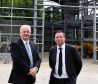 Graham McPhail (left) of CITB and Atholl Menzies of ASET at the site
