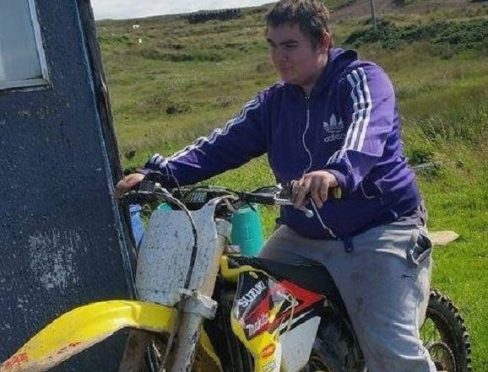 Eddie Laing, 19, was killed when his car struck an unoccupied house by the side of the A99.