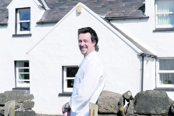 Michael Smith of the Loch Bay in Stein, Waternish, Skye. Pic by Sandy McCook.