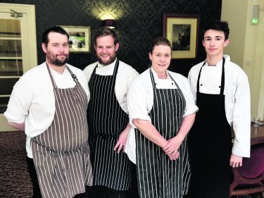 Picture of (L-R) Barry Owen, Colin Lyall, Olivia Rushworth, Damon Ogg. 