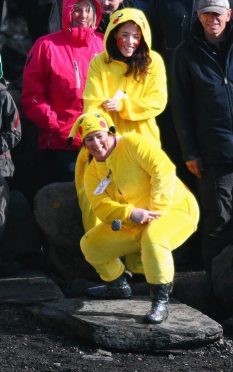 The 20th anniversary of the World Stone Skimming Championships on Easdale Island