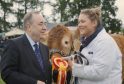 Alex Salmond seen with Aileen Ritchie