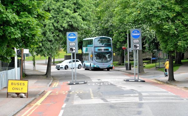 The Bedford Road bus gate